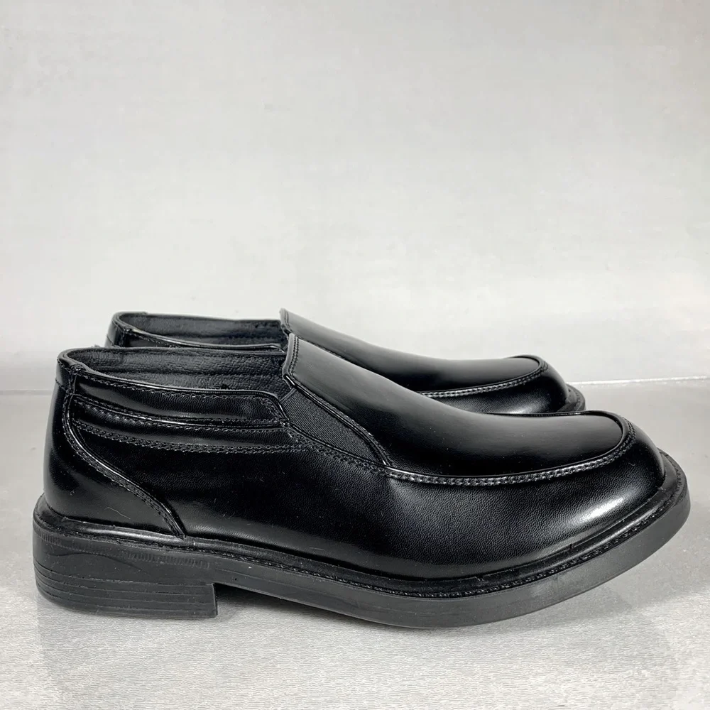 Deer Stags Boys Black Slip-On Dress Loafer